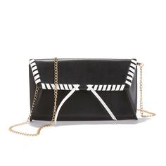 Клатч с контрастной отделкой La Redoute Collections