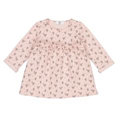 Платье с длинными рукавами с рисунком, 1 мес. - 3 года La Redoute Collections