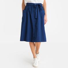 Юбка-миди из габардина Harris Wilson