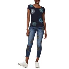 Футболка с круглым вырезом и рисунком Desigual