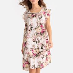 Рубашка ночная с цветочным рисунком La Redoute Collections