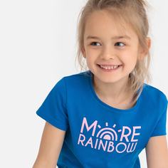 2 футболки с рисунком, 3-12 лет La Redoute Collections