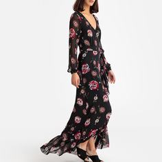 Платье в цыганском стиле с длинными рукавами LPB Woman