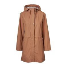 Тренчкот средней длины с застежкой на молнию и капюшоном Vero Moda