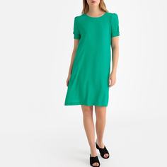 Платье-миди расклешенное La Redoute Collections