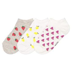 Комплект из 3 пар коротких носков, размеры 23/26-35/38 La Redoute Collections