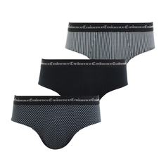Комплект из 3 трусов-слипов с низкой талией BUSINESS PRINT Eminence