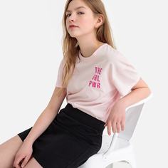 Юбка прямая с эластичным поясом, 10-16 лет La Redoute Collections