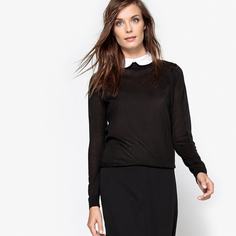 Пуловер с закругленным отложным воротником La Redoute Collections