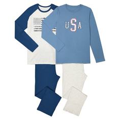 Пижама из хлопка 10-16 лет (комплект из 2 изделий) La Redoute Collections