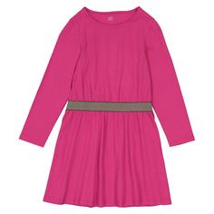 Платье однотонное, приталенное и блестящее, 3-12 лет La Redoute Collections