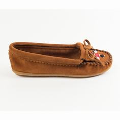Мокасины кожаные Minnetonka