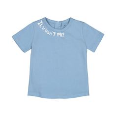 Футболка с круглым вырезом с надписью, 1 мес. - 3 года La Redoute Collections
