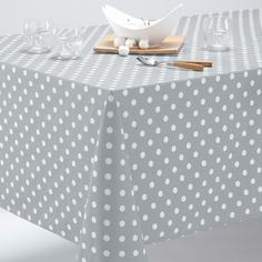 Скатерть в горошек, 100% хлопок, GARDEN PARTY La Redoute Interieurs