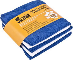 Набор из 5 салфеток из микрофибры Рыжий кот