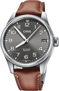 Швейцарские мужские часы в коллекции Big Crown ProPilot Мужские часы Oris 751-7761-40-63LS