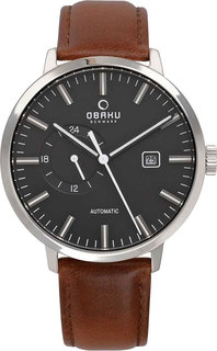 Мужские часы в коллекции Leather Мужские часы Obaku V210GTCBRN