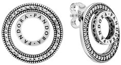 Серебряные серьги Серьги PANDORA 297446CZ