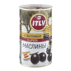 Маслины ITLV с косточкой Super 370 мл