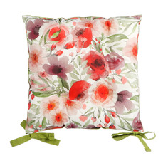 Подушка для стула Morbiflex casa flower red 40x40