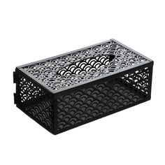 Коробка для салфеток Riverdale amaro черная 24х13х8,5 см