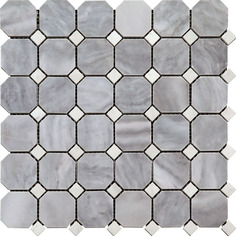 Мозаика Natural Octagon M033+M001-BP 30,5x30,5 см