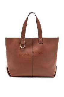 Кожаная сумка-шоппер Barbara Bui