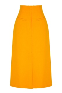 Оранжевая юбка-карандаш Annakiki