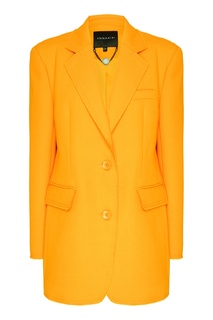 Оранжевый полушерстяной пиджак Annakiki