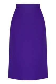 Фиолетовая юбка миди Gucci
