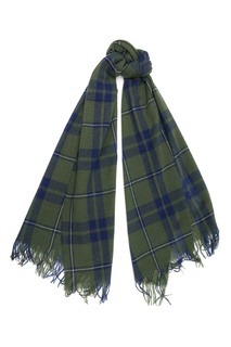 Сине-зеленый шарф в шотландскую клетку Il Gufo