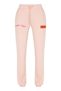Спортивные брюки розового цвета Heron Preston