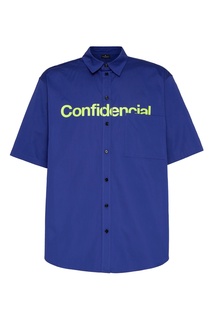 Рубашка с надписью Confidencial Marcelo Burlon