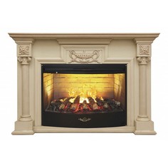 Комплект из электрокамина напольного и портала (136х41х104 см) London 140790 Real Flame