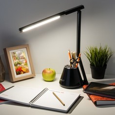 Настольная лампа офисная Office 80421/1 черный 8W Eurosvet