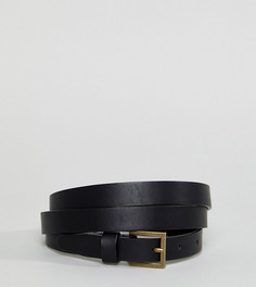 Ремень для джинсов в винтажном стиле ASOS DESIGN Curve-Черный цвет