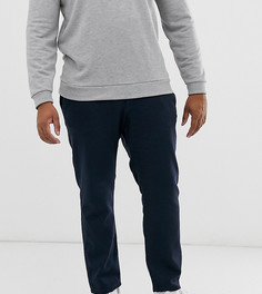 Темно-синие чиносы прямого кроя Tom Tailor Plus-Темно-синий