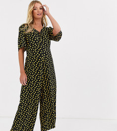 Комбинезон с цветочным принтом и двумя завязками ASOS DESIGN Maternity-Мульти