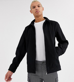 Куртка Харрингтон из ткани с добавлением шерсти Jacamo-Черный