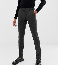 Темно-серые супероблегающие брюки Twisted Tailor-Серый