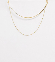 Позолоченное ожерелье-цепочка Orelia-Золотистый