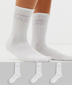 Набор из 3 пар белых носков Vans Classic-Белый