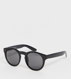 Черные круглые солнцезащитные очки Monki-Черный