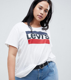 Футболка с логотипом Levis Plus-Белый