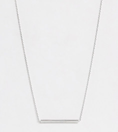 Эксклюзивное серебряное ожерелье с планкой Kingsley Ryan-Серебряный