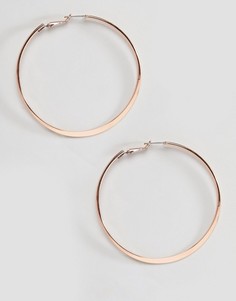 Серьги‑кольца цвета розового золота River Island-Медный
