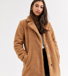 Удлиненное коричневое пальто Vero Moda Tall-Коричневый