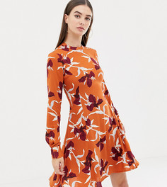 Оранжевое платье мини Y.A.S Tall-Мульти