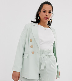 Блейзер с золотистыми пуговицами Unique21 Hero-Зеленый