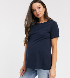 Темно-синяя футболка с круглым вырезом ASOS DESIGN Maternity-Темно-синий